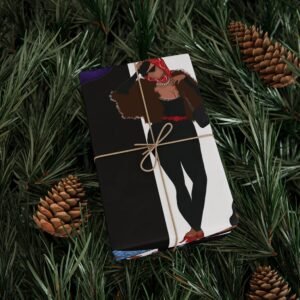 Fashion Files wrapping paper | Gift Wrap Roll, Black White Stripes