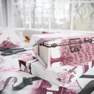 Harlem Bloom Toile Wrapping Paper, Gift Wrap Roll