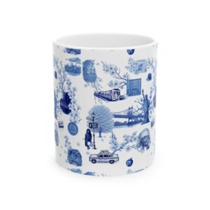 New York City Toile Pattern Mug